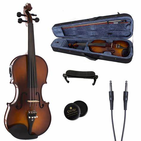 Denet MV013L SET PACKAGE Acoustic Violin & Headset 4/4 Size