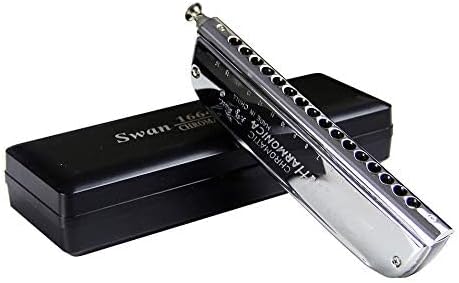Boat-shape 16 Hole Chromatic Harmonica