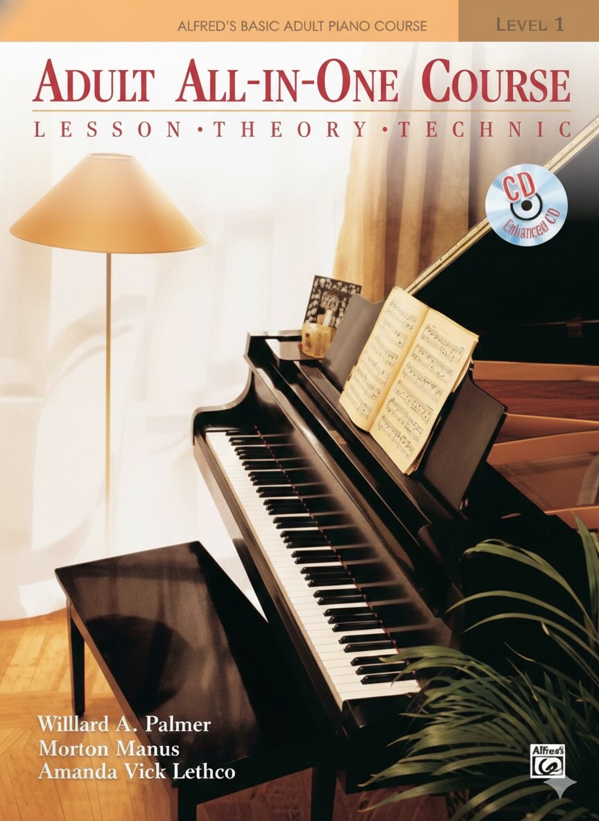 Alfred Basic Piano All-in-One course BooK 1