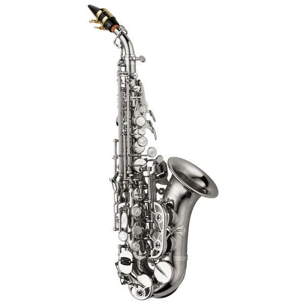 Denet Curve Soprano Saxophone Silver Color