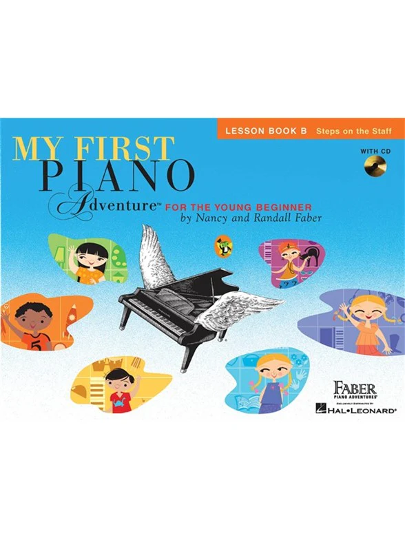 My First Piano Adventure Writing Book B Steps on the staff