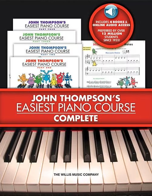 John Thompson's Easiest Piano Course - Complete set