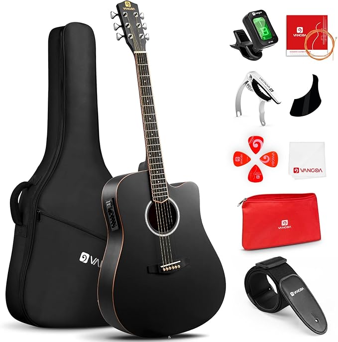 Denet 41" Electro-Acoustic Guitar - 41" Size