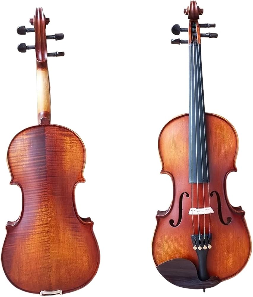 Denet MV014R Flame Acoustic Violin 4/4 Size