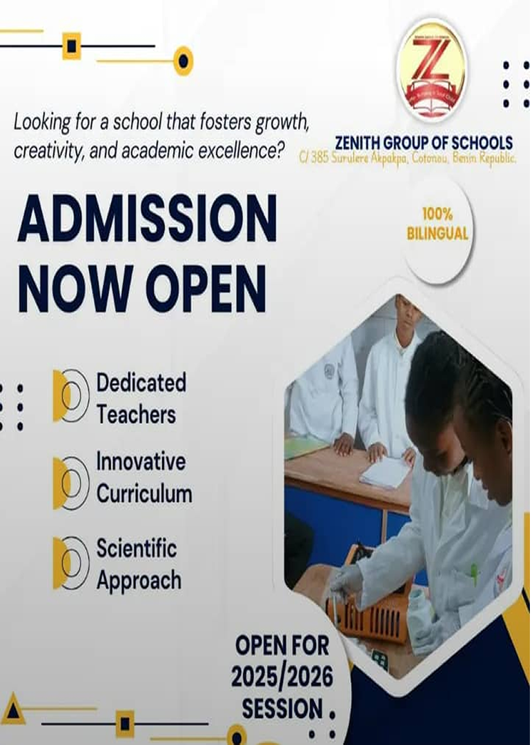 Admission Now Open at Zenith Group of Schools